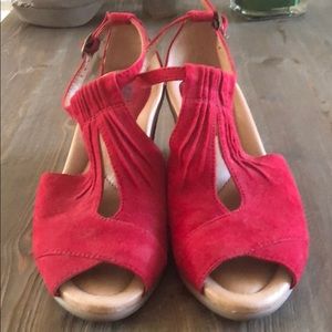 Earthies Red Women's Sandals